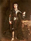 Charles Canvas Paintings - Portrait of Charles II When Prince of Wales